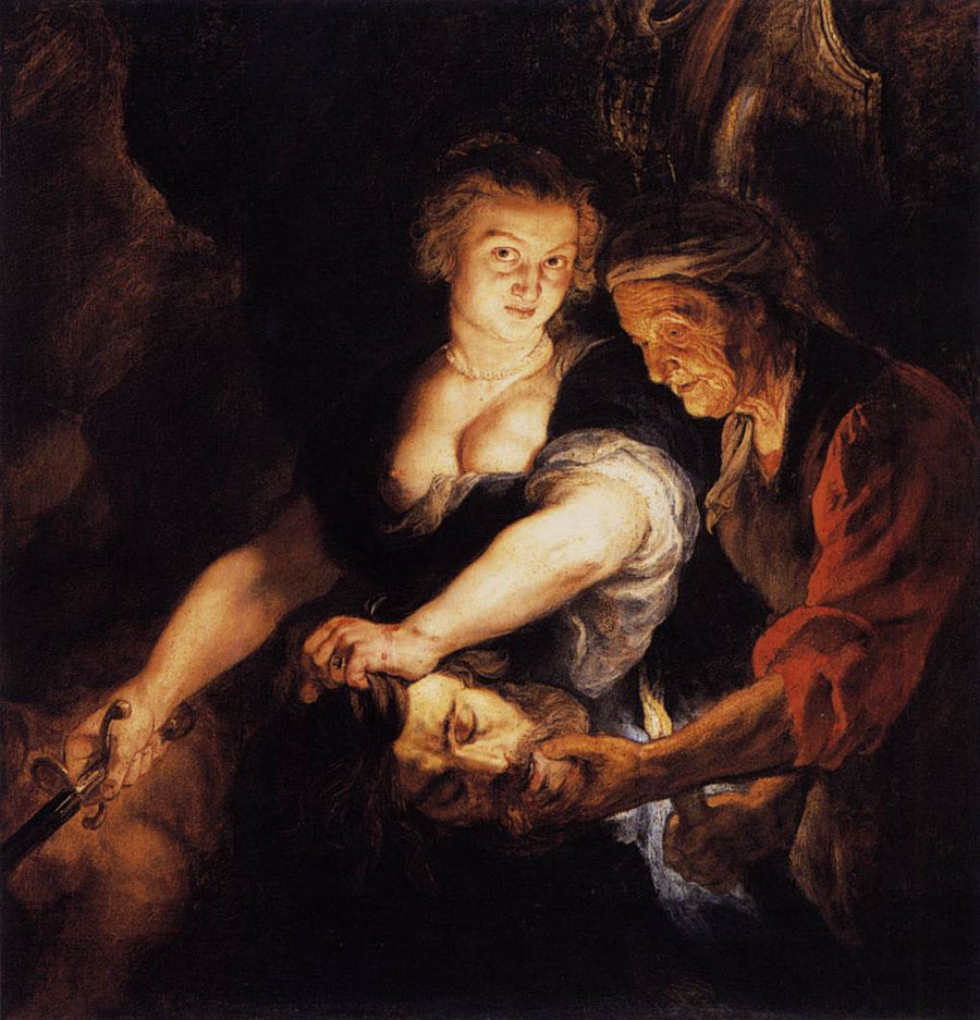 Judith with the Head of Holofernes by Peter Paul Rubens Reproduction Oil Painting on Canvas