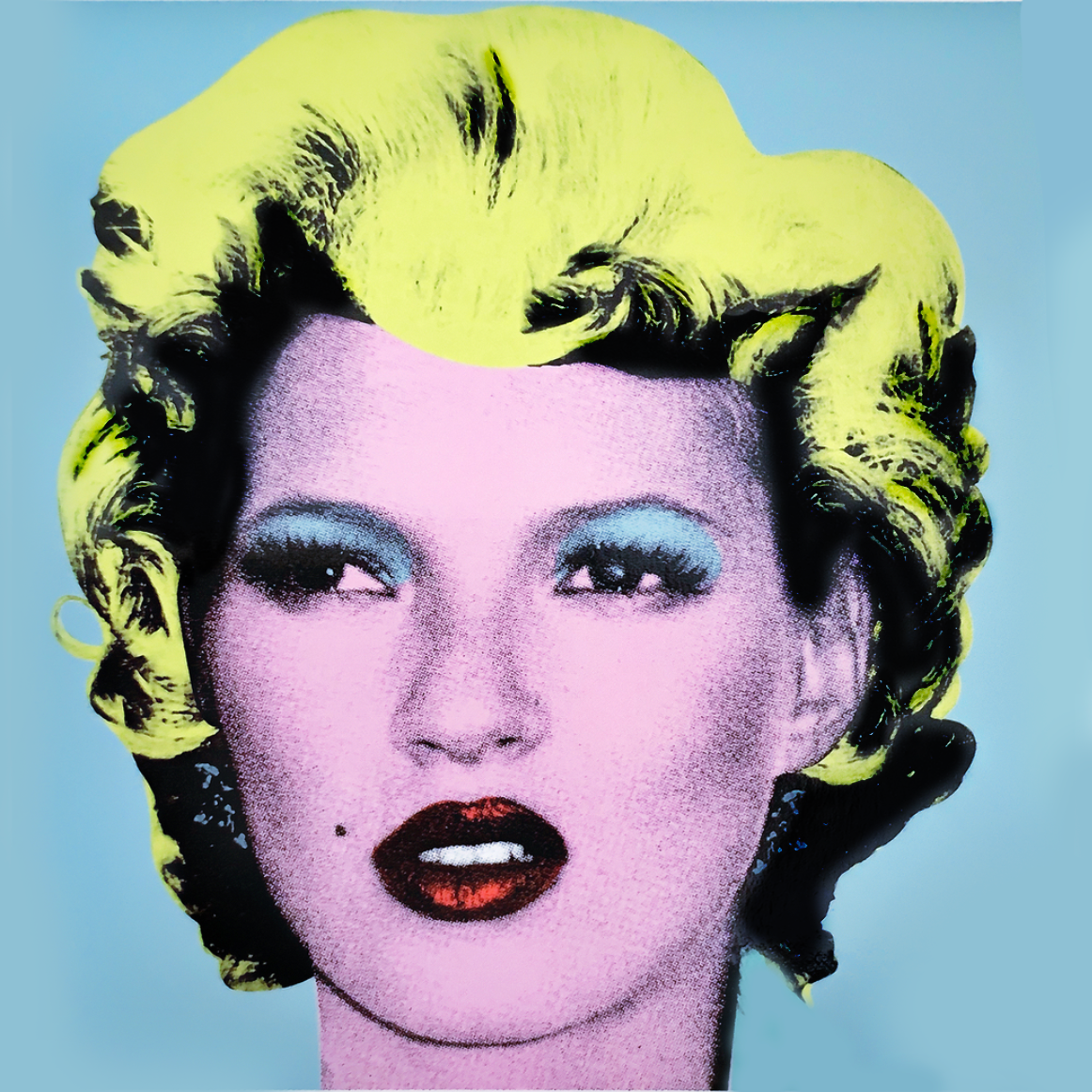 Kate Moss Banksy Street Art  for Sale Original Oil Painting on Canvas