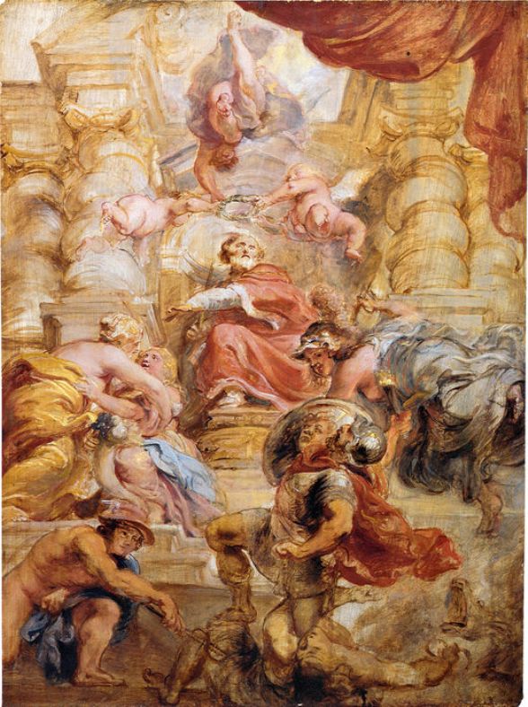 King James I of England by Peter Paul Rubens Reproduction Oil Painting on Canvas