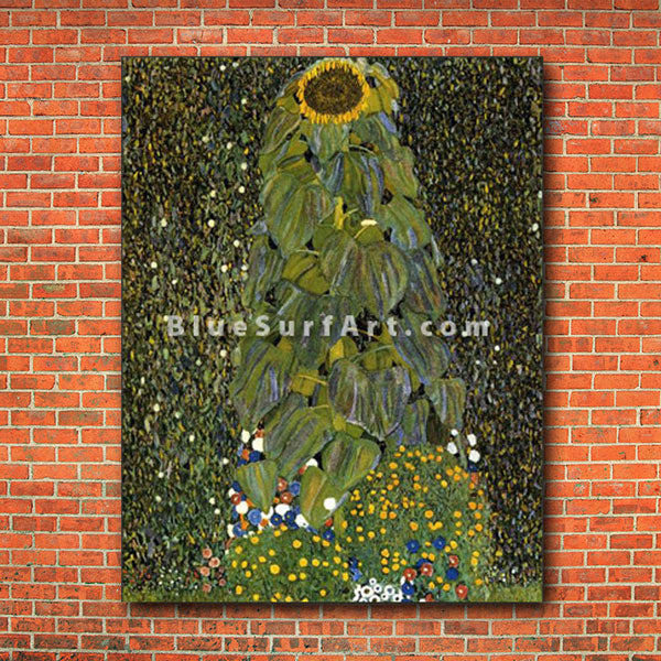 The Sunflower - red brick wall