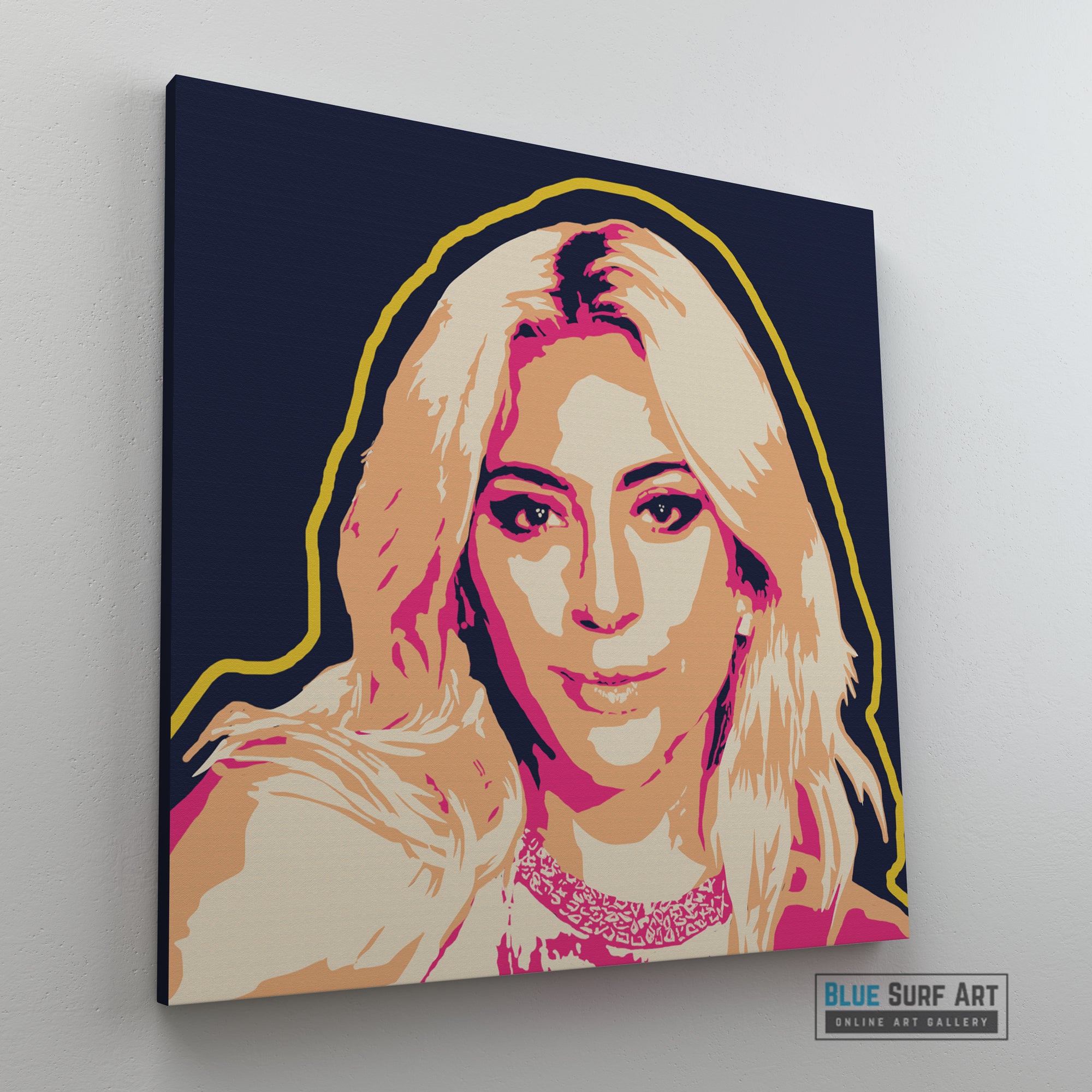 Lady Gaga Canvas Pop Art Oil Painting