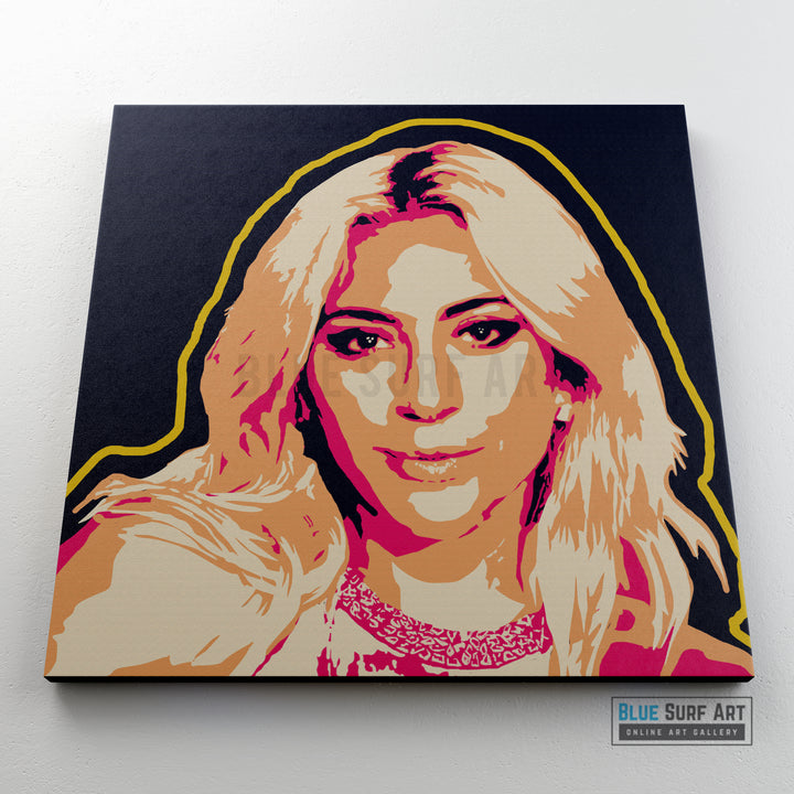Lady Gaga Canvas Pop Art Oil Painting