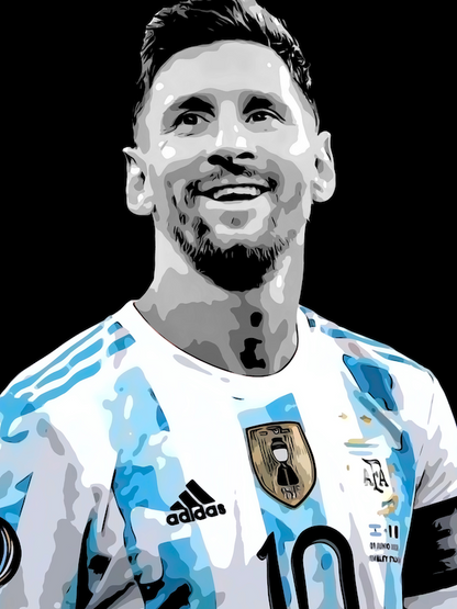 Lionel Andrés Messi Pop Art