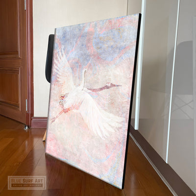 Asian Wall Art Decor, Cranes canvas art