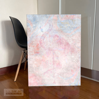 Flamingo Canvas art, Pink Flamingo Wall Art - showcase