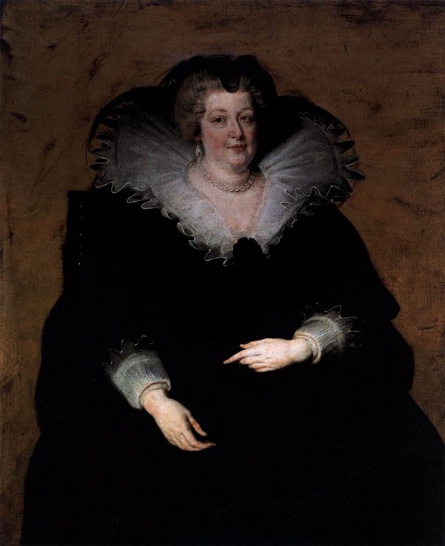 Marie de Medici by Genii by Peter Paul Rubens Reproduction Oil Painting on Canvas