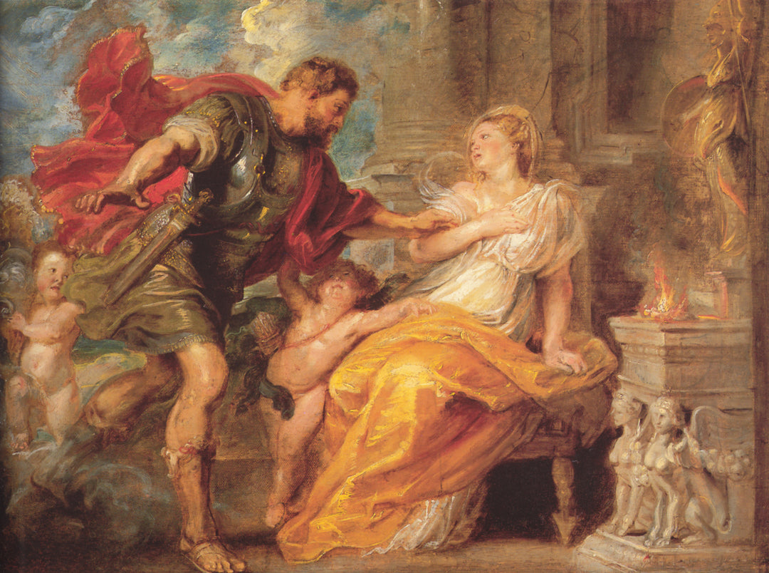 Mars and Rhea Silvia by Peter Paul Rubens Reproduction Oil Painting on Canvas