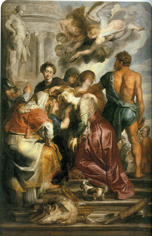 Martyrdom of St. Catherine by Peter Paul Rubens Reproduction Oil Painting on Canvas