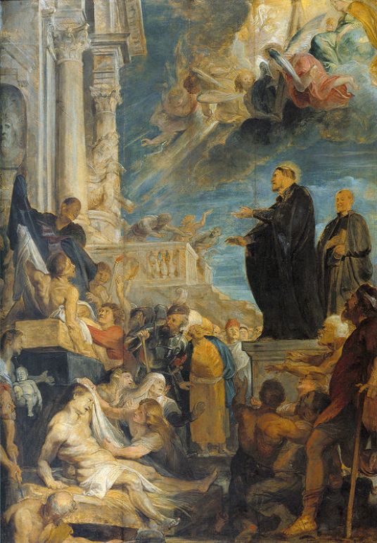 Miracle of St. Francis by Peter Paul Rubens Reproduction Oil Painting on Canvas