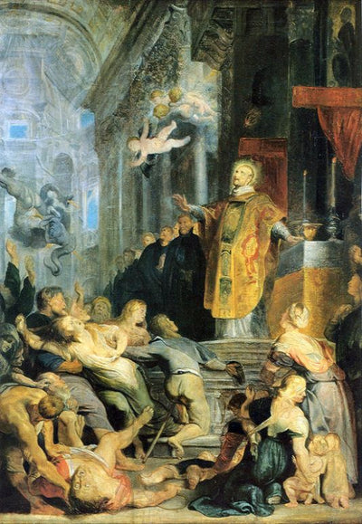 Miracle of St. Ignatius of Loyola by Peter Paul Rubens Reproduction Oil Painting on Canvas
