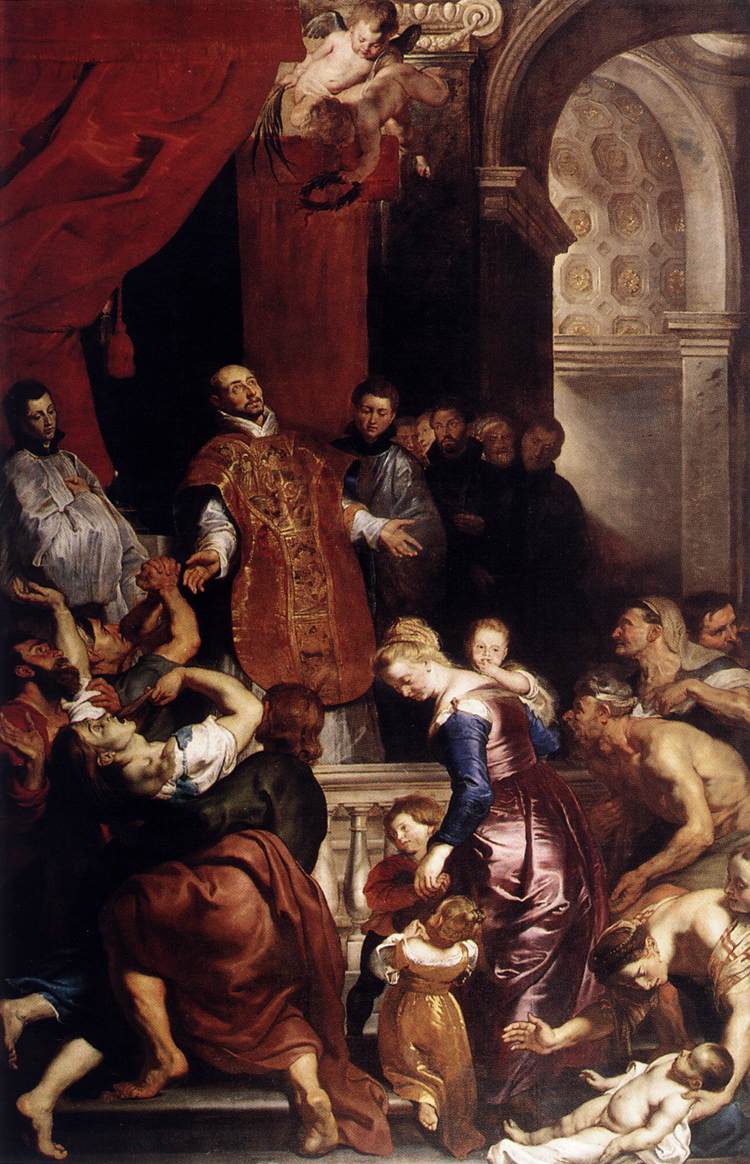 Miracles of St. Ignatius by Peter Paul Rubens Reproduction Oil Painting on Canvas