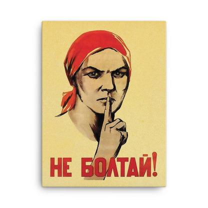 Vintage Russian Propaganda Pring-on canvas