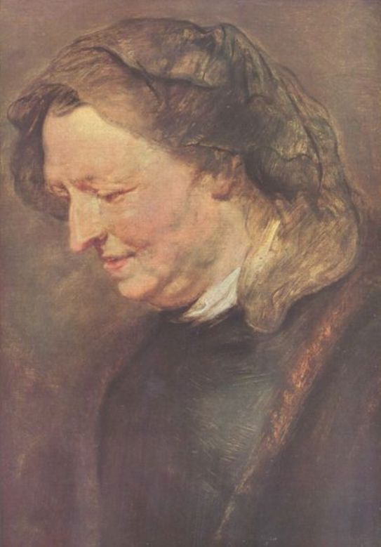 Old woman by Peter Paul Rubens Reproduction Oil Painting on Canvas