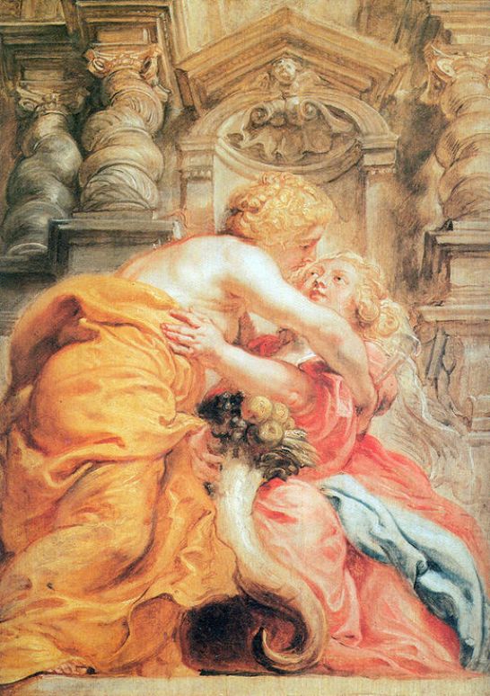 Peace and Abundance by Peter Paul Rubens Reproduction Oil Painting on Canvas