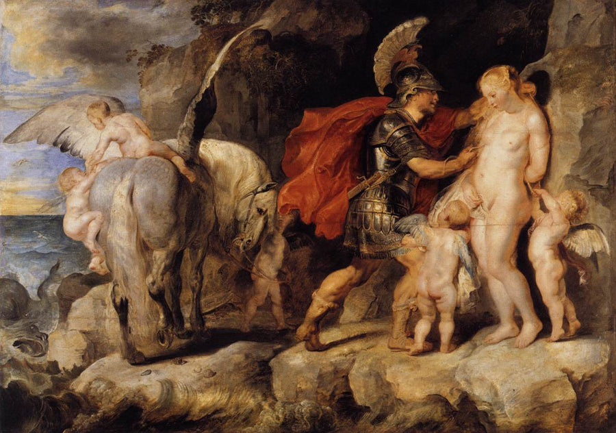 Perseus Freeing Andromeda by Genii by Peter Paul Rubens Reproduction Oil Painting on Canvas