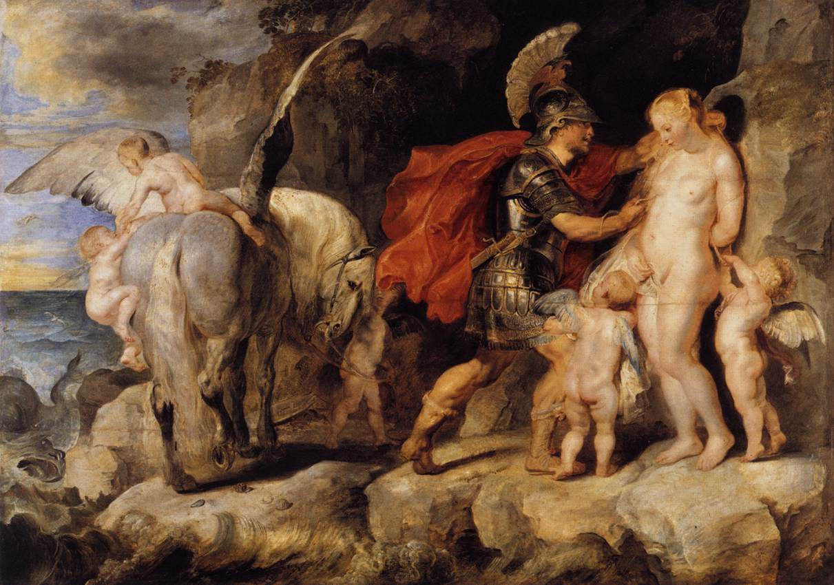 Perseus Freeing Andromeda by Genii by Peter Paul Rubens Reproduction Oil Painting on Canvas