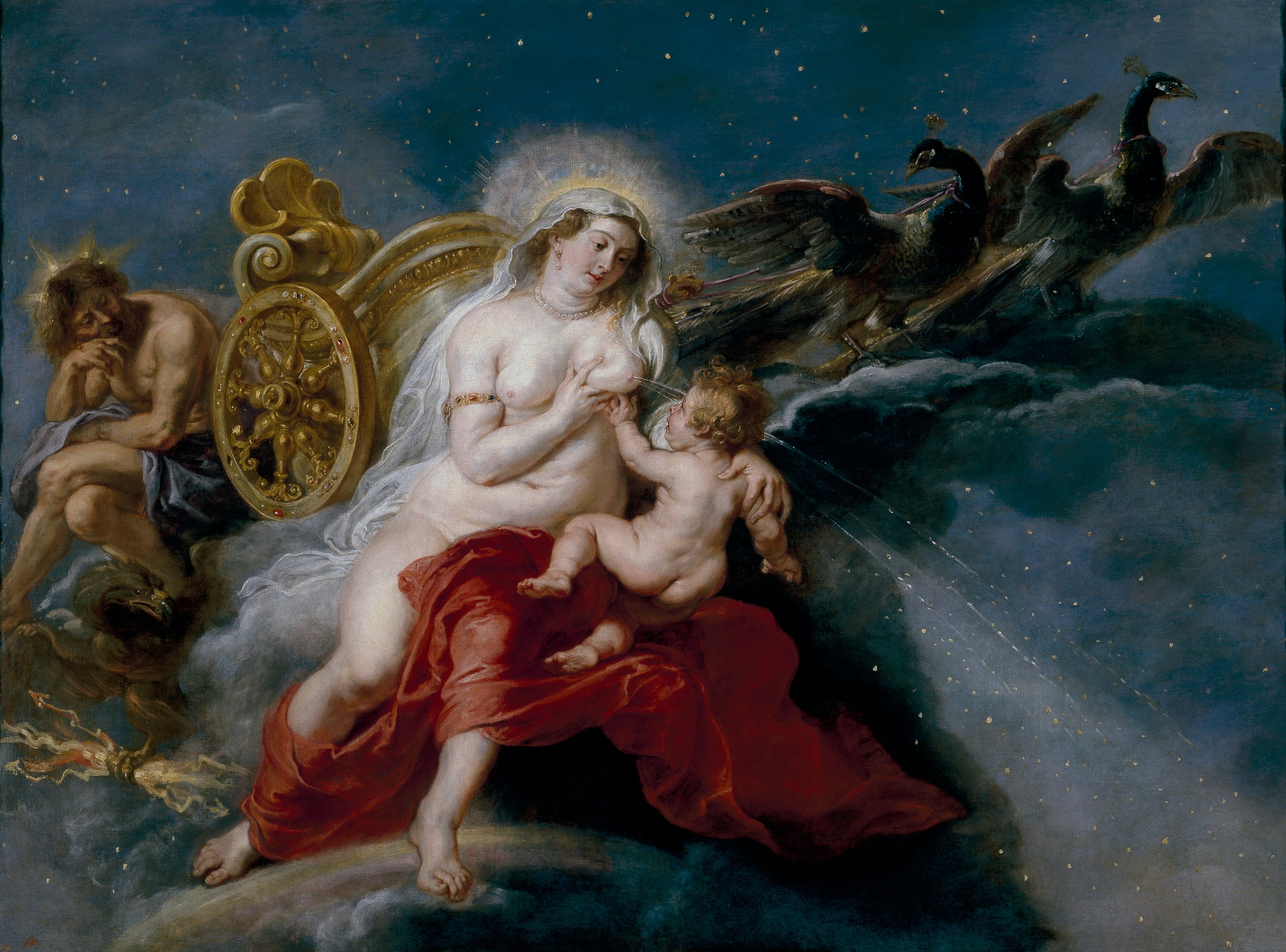 The Origin of the Milky Way by Peter Paul Rubens Reproduction Oil Painting on Canvas