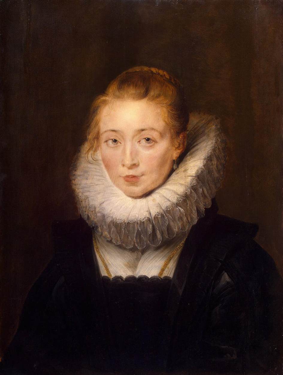 Portrait of a Chambermaid of Infanta Isabella by Peter Paul Rubens Reproduction Oil Painting on Canvas