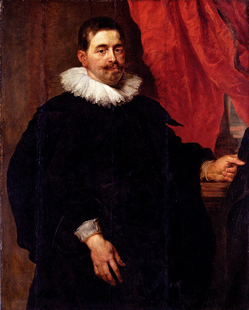 Portrait of a Man, Probably Peter Van Hecke by Peter Paul Rubens Reproduction Oil Painting on Canvas
