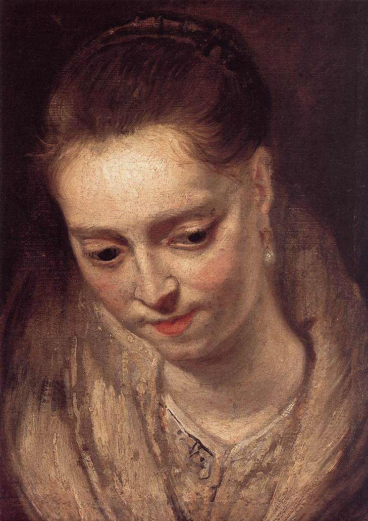 Portrait of a Woman by Peter Paul Rubens Reproduction Oil Painting on Canvas