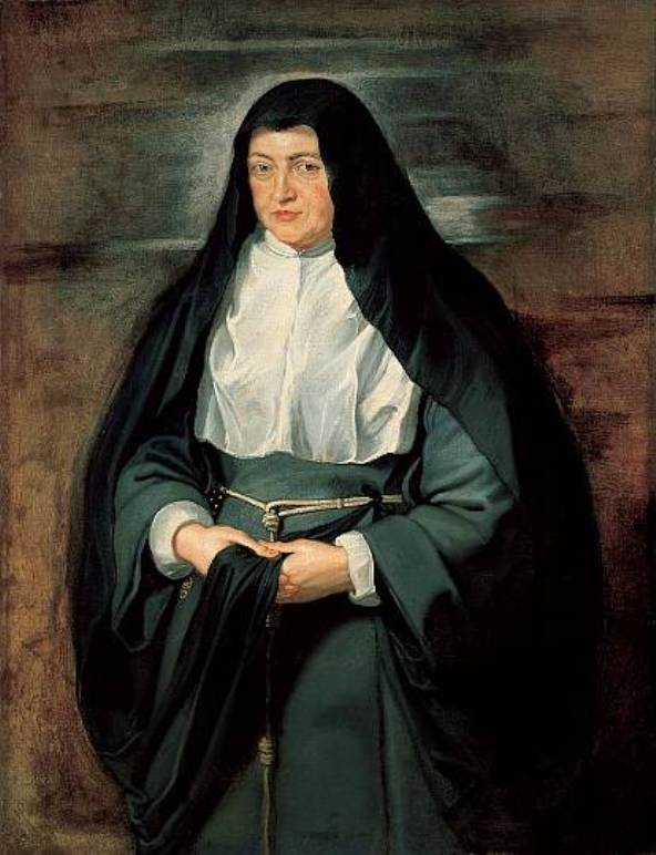 Portrait of Archduchess Isabella Clara Eugenia by Peter Paul Rubens Reproduction Oil Painting on Canvas