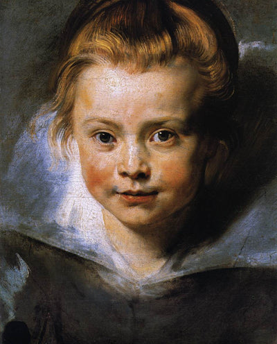 Portrait of Clara Serena Rubens by Peter Paul Rubens Reproduction Oil Painting on Canvas