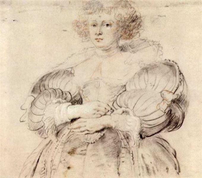 Portrait of Helena Fourment by Peter Paul Rubens Reproduction Oil Painting on Canvas