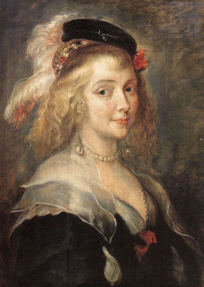 Portrait of Helena Fourment by Peter Paul Rubens Reproduction Oil Painting on Canvas