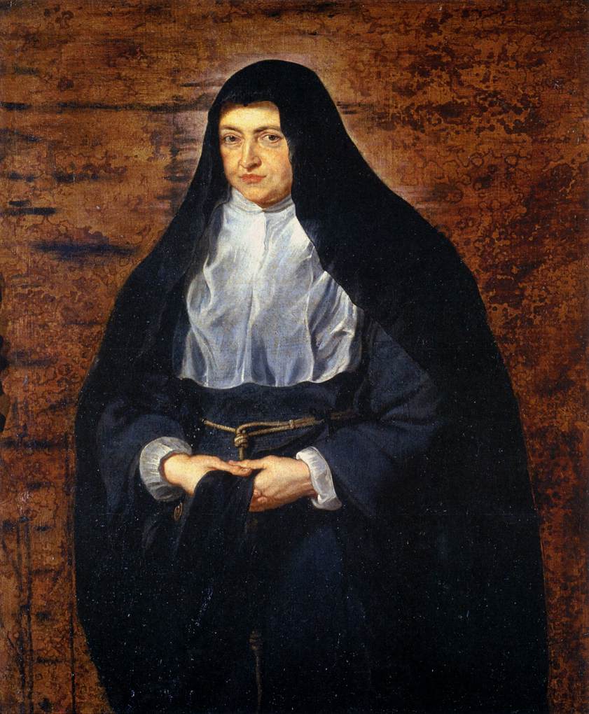 Portrait of Infanta Clara Eugenia, Governess of the Netherlands by Peter Paul Rubens Reproduction Oil Painting on Canvas