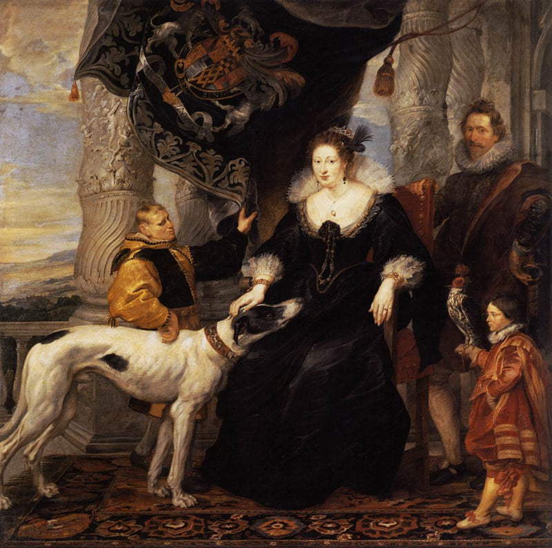 Portrait of Lady Arundel with her Train by Peter Paul Rubens Reproduction Oil Painting on Canvas