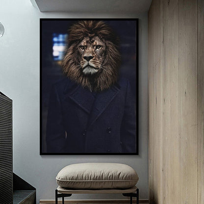 In my best behavior animal art print, wall art, home decor 2