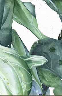 Scandinavian Style Tropical Plants Print