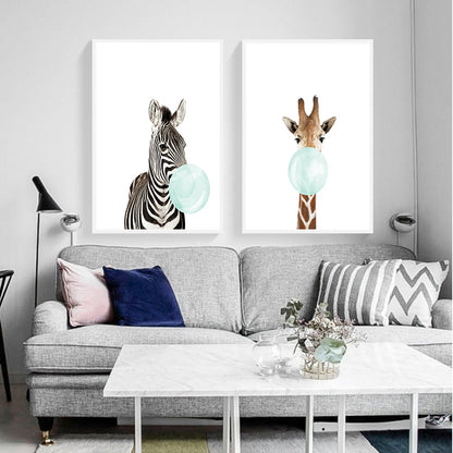 Zebra Giraffe Koala and Kangaloo