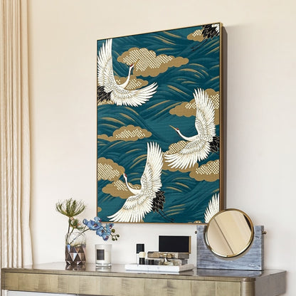 The Wave Asian Art Print, Canvas Art, Canvas Art Painting. Wall Art, Home Decor - 4