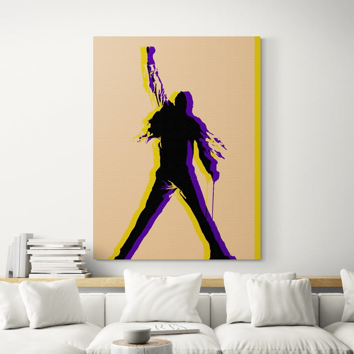 Break Free, Freddie Mercury, Freddie Mercury Wall Art, Queen Freddie Mercury Prints, Queen wall art, Queen fan art, queen rock band painting, Queen Freddie canvas art