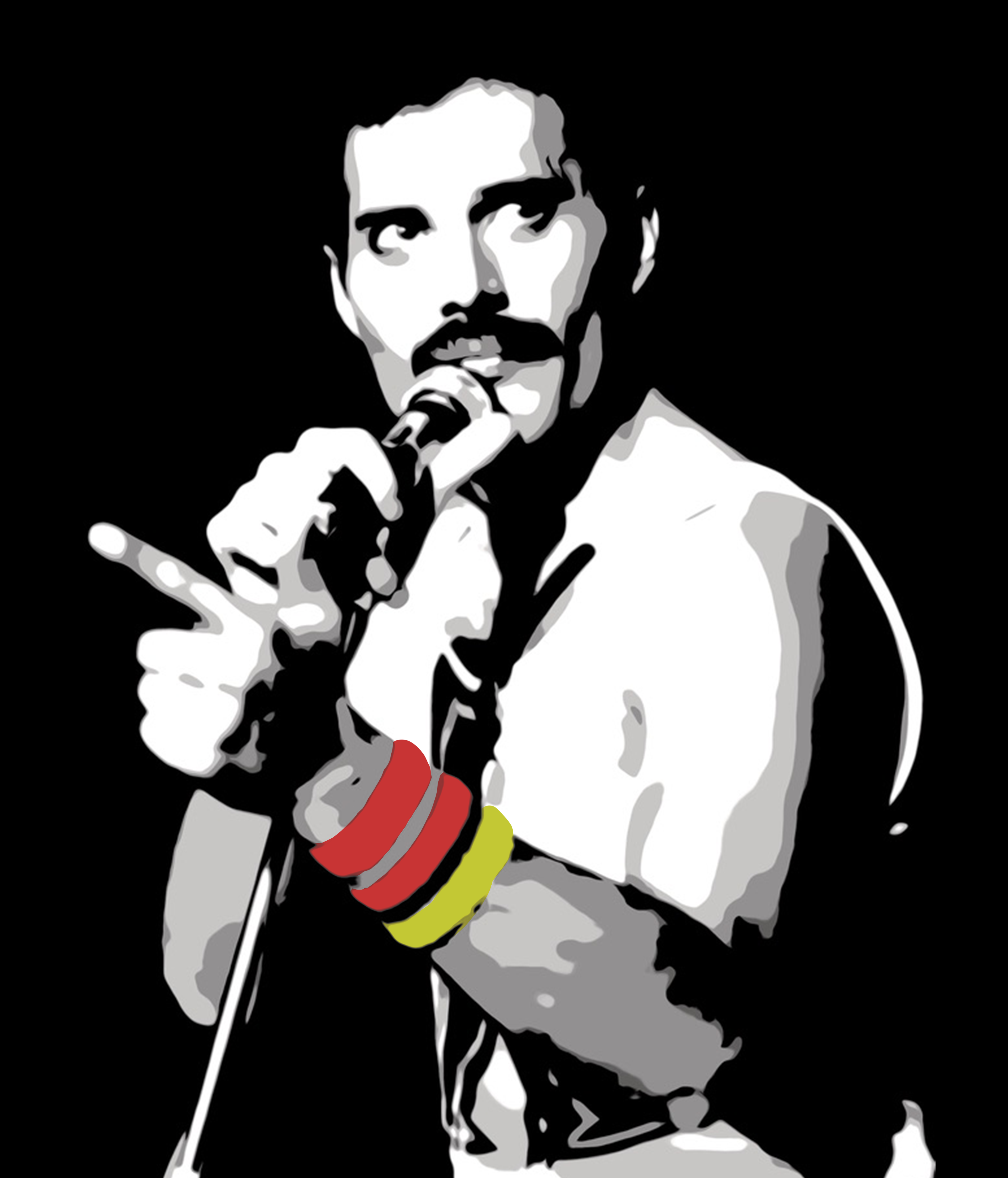 I Want it All, Queen. Freddie Mercury Wall Art, Queen Freddie Mercury Prints, Queen wall art, Queen fan art, queen rock band painting, Queen Freddie canvas art, Freddie Mercury gift art, Freddie Mercury Fan Art