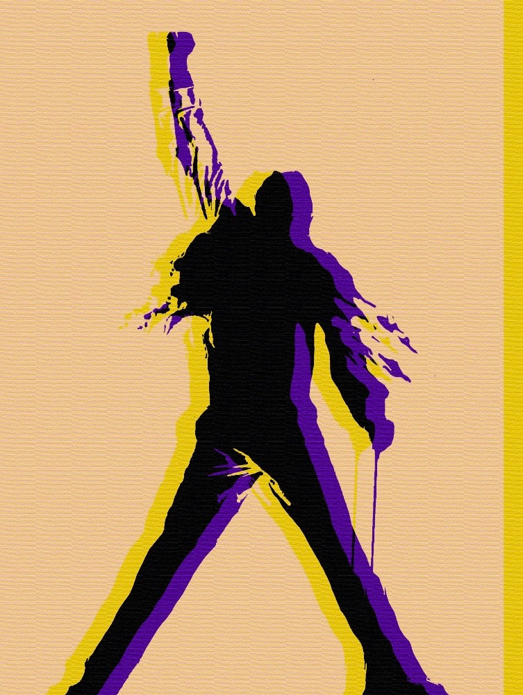 Break Free, Freddie Mercury, Freddie Mercury Wall Art, Queen Freddie Mercury Prints, Queen wall art, Queen fan art, queen rock band painting, Queen Freddie canvas art