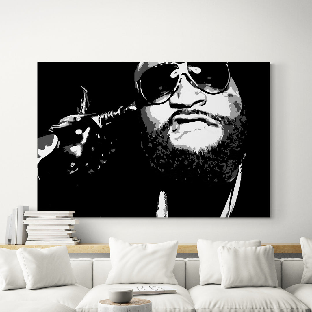 Rick Ross Rapper Original oil painting on canvas by Blue Surf Art  4