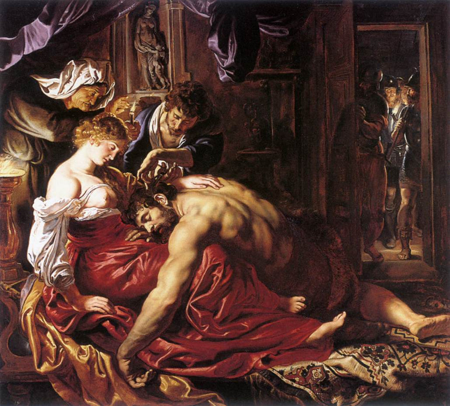 Samson and Delilah by Peter Paul Rubens Reproduction Oil Painting on Canvas