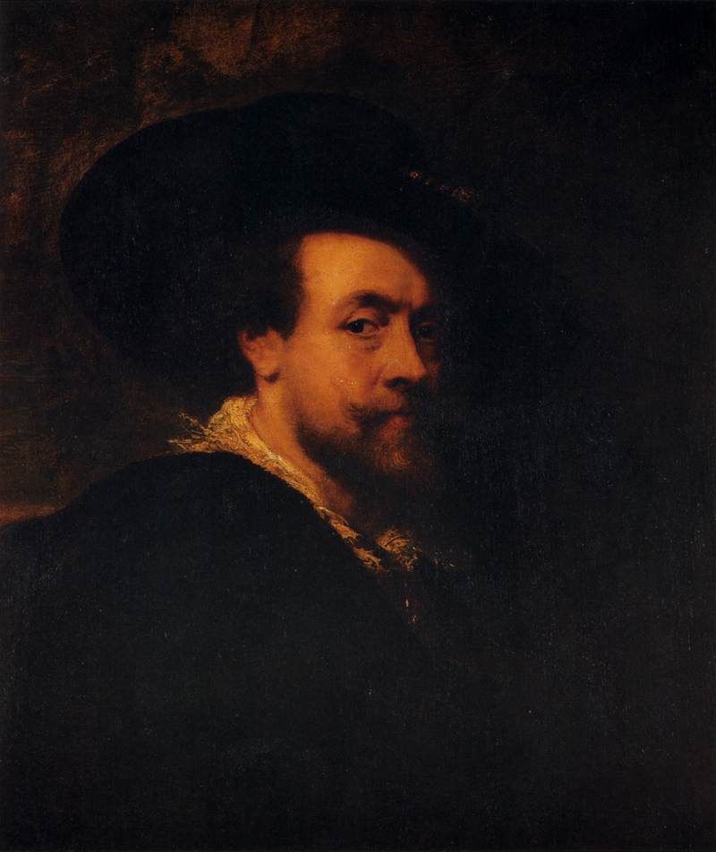 Self-Portrait by Peter Paul Rubens Reproduction Oil Painting on Canvas