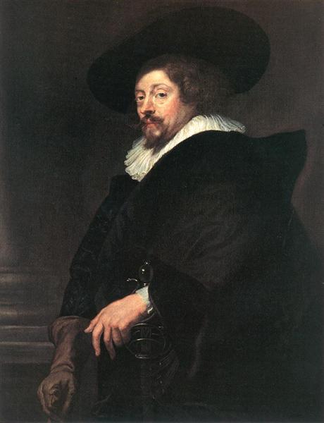Self-Portrait by Peter Paul Rubens Reproduction Oil Painting on Canvas