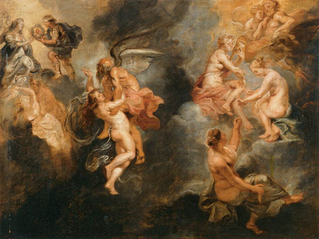 Sketches by Peter Paul Rubens Reproduction Oil Painting on Canvas