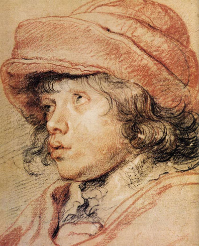 Son Nicolas with a Red Cap by Peter Paul Rubens Reproduction Oil Painting on Canvas