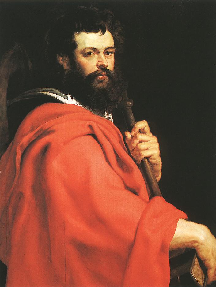 St. James the Apostle by Peter Paul Rubens Reproduction Oil Painting on Canvas