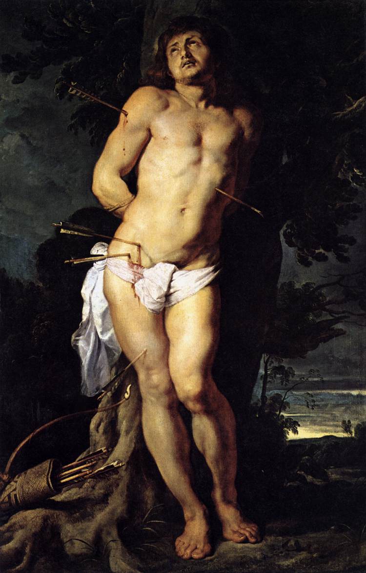St. Sebastian by Peter Paul Rubens Reproduction Oil Painting on Canvas