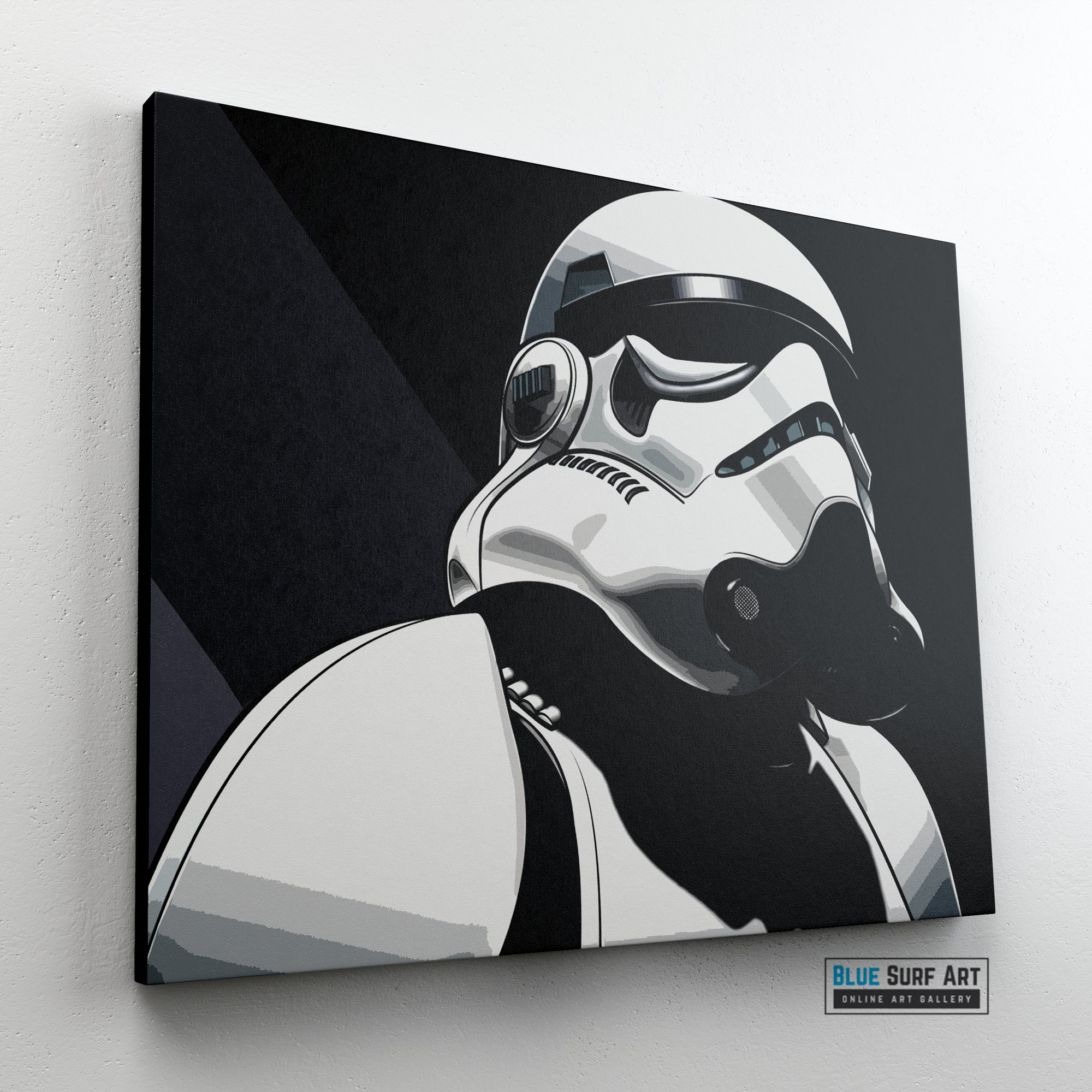 White Robot Wall Art Wall Art Home Decor, 100% Oil Painting on Canvas