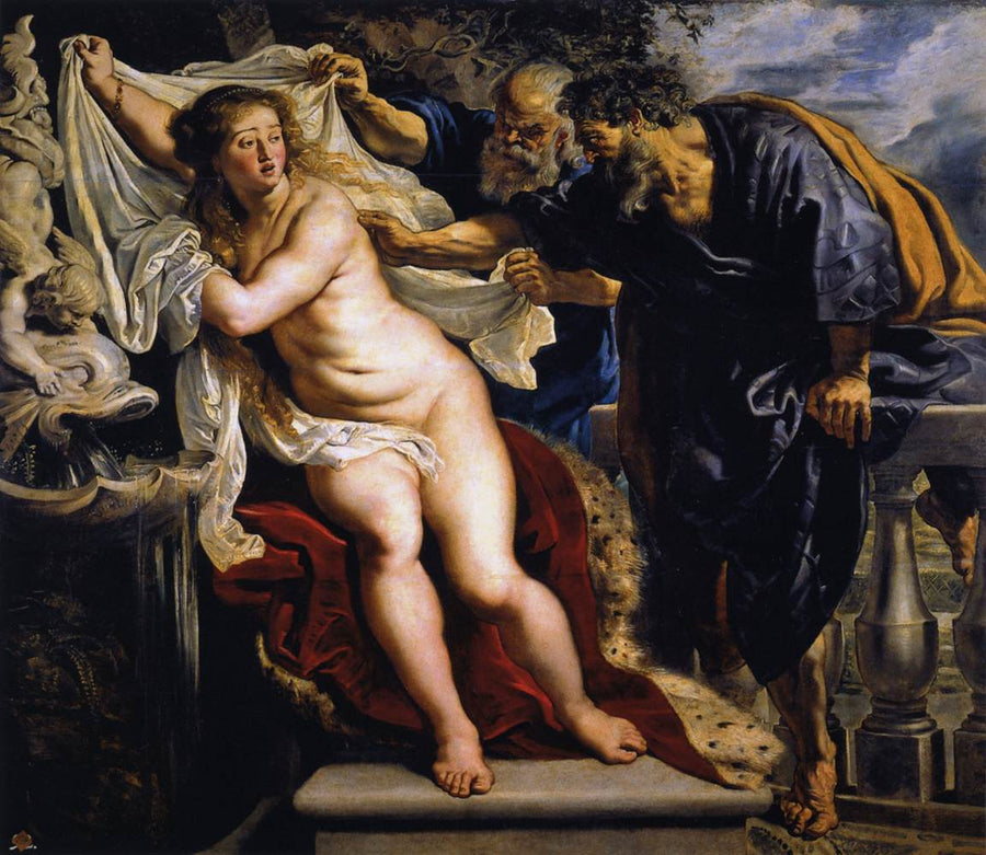 Susanna and the Elders by Peter Paul Rubens Reproduction Oil Painting on CanvasSusanna and the Elders by Peter Paul Rubens Reproduction Oil Painting on Canvas