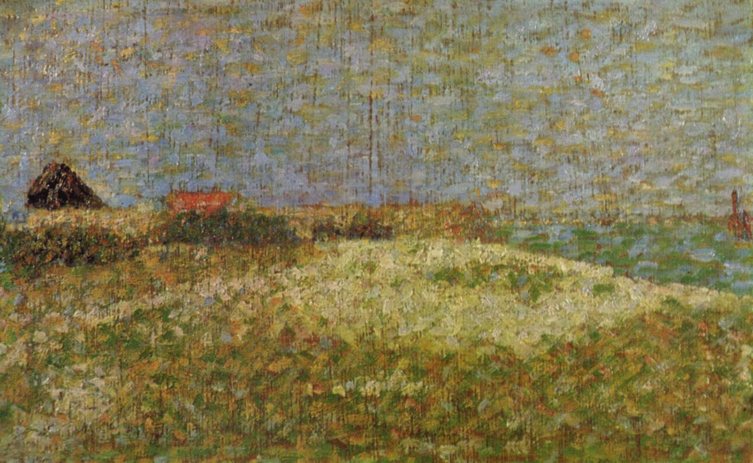 The away Samson in Grandcamp by Georges Seurat Reproduction Painting by Blue Surf Art