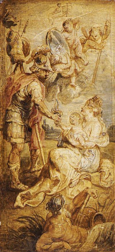 The Birth of Henri IV of France by Peter Paul Rubens Reproduction Oil Painting on Canvas