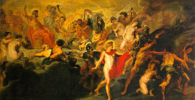The Council of the Gods by Peter Paul Rubens Reproduction Oil Painting on Canvas